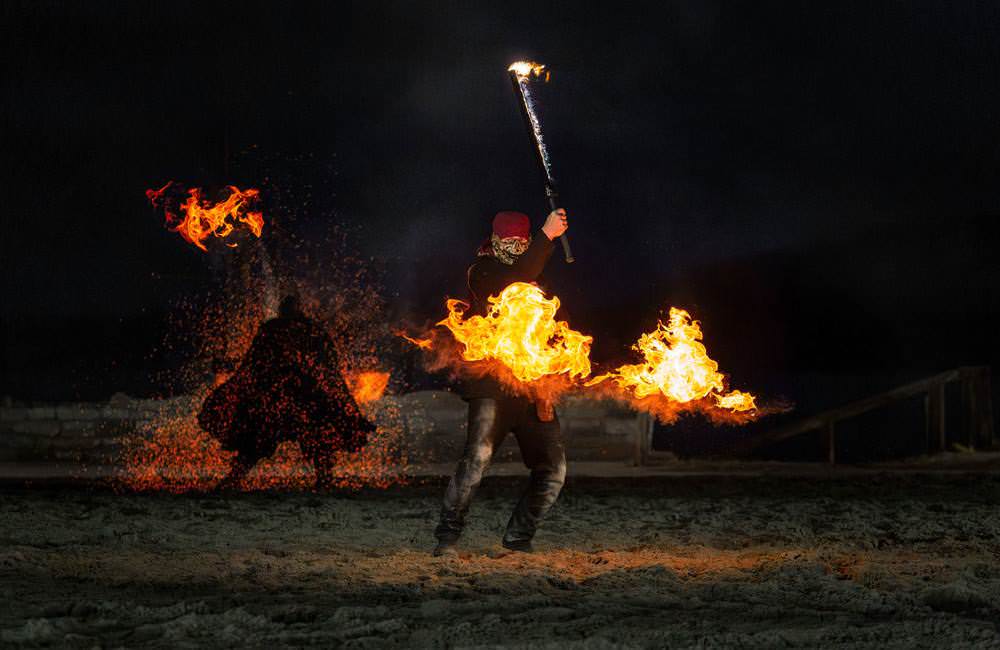 Störtebeker Festspiele in Ralswiek auf Rügen - Feuershow 2024